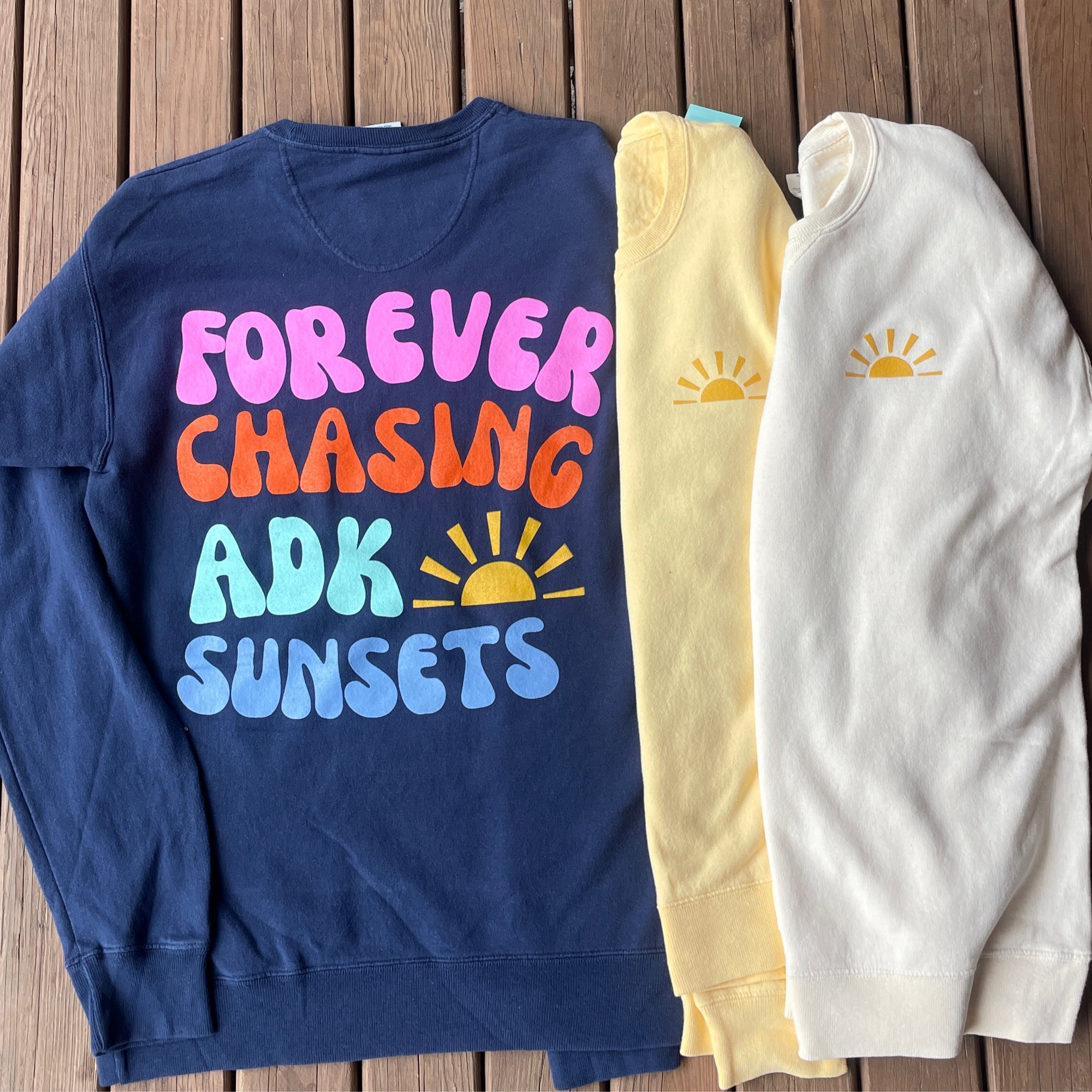 Forever Chasing Sunset Crewneck | Blue Line Coffee House