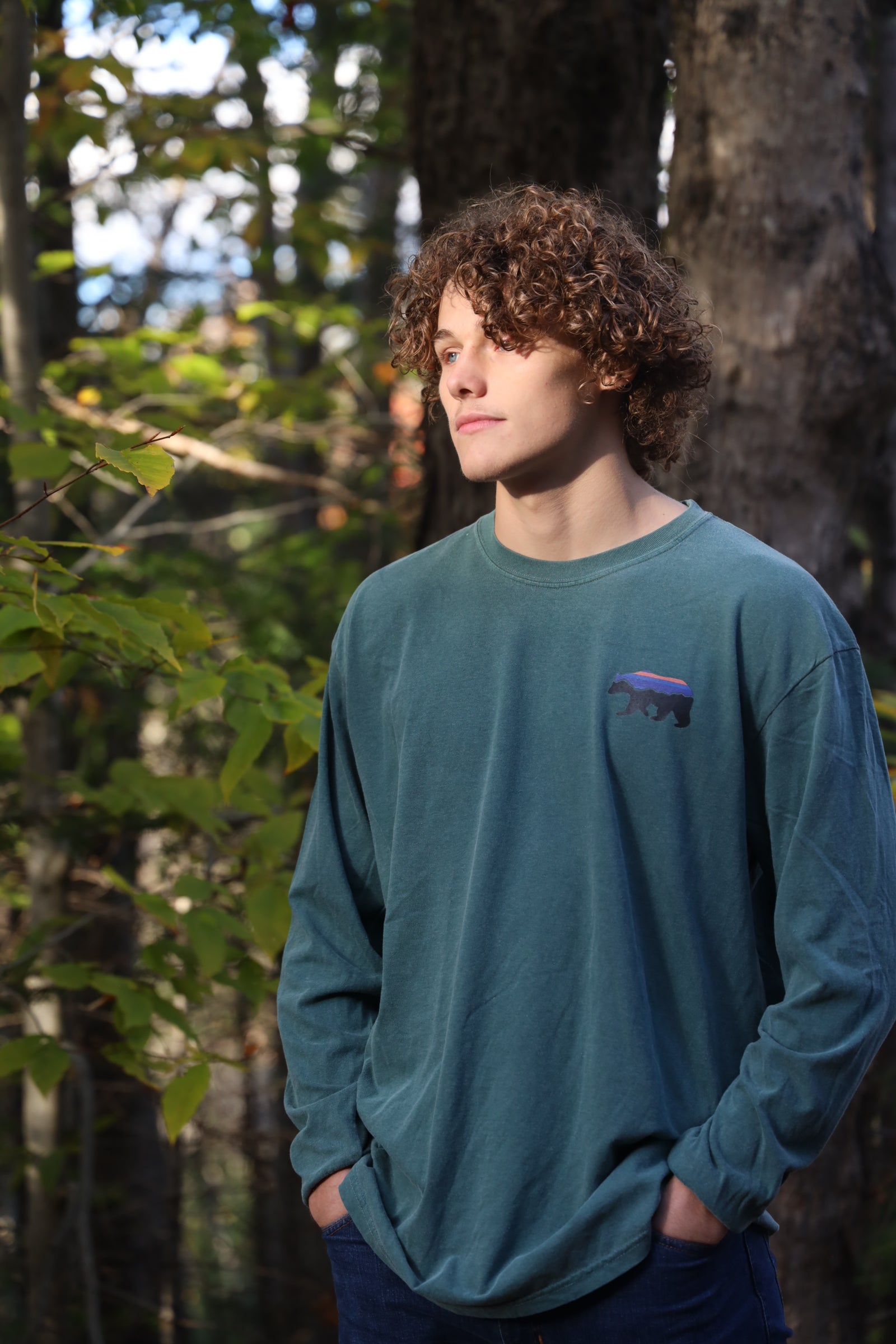 Adk Mtn Bear Long Sleeve | Blue Line Coffee House