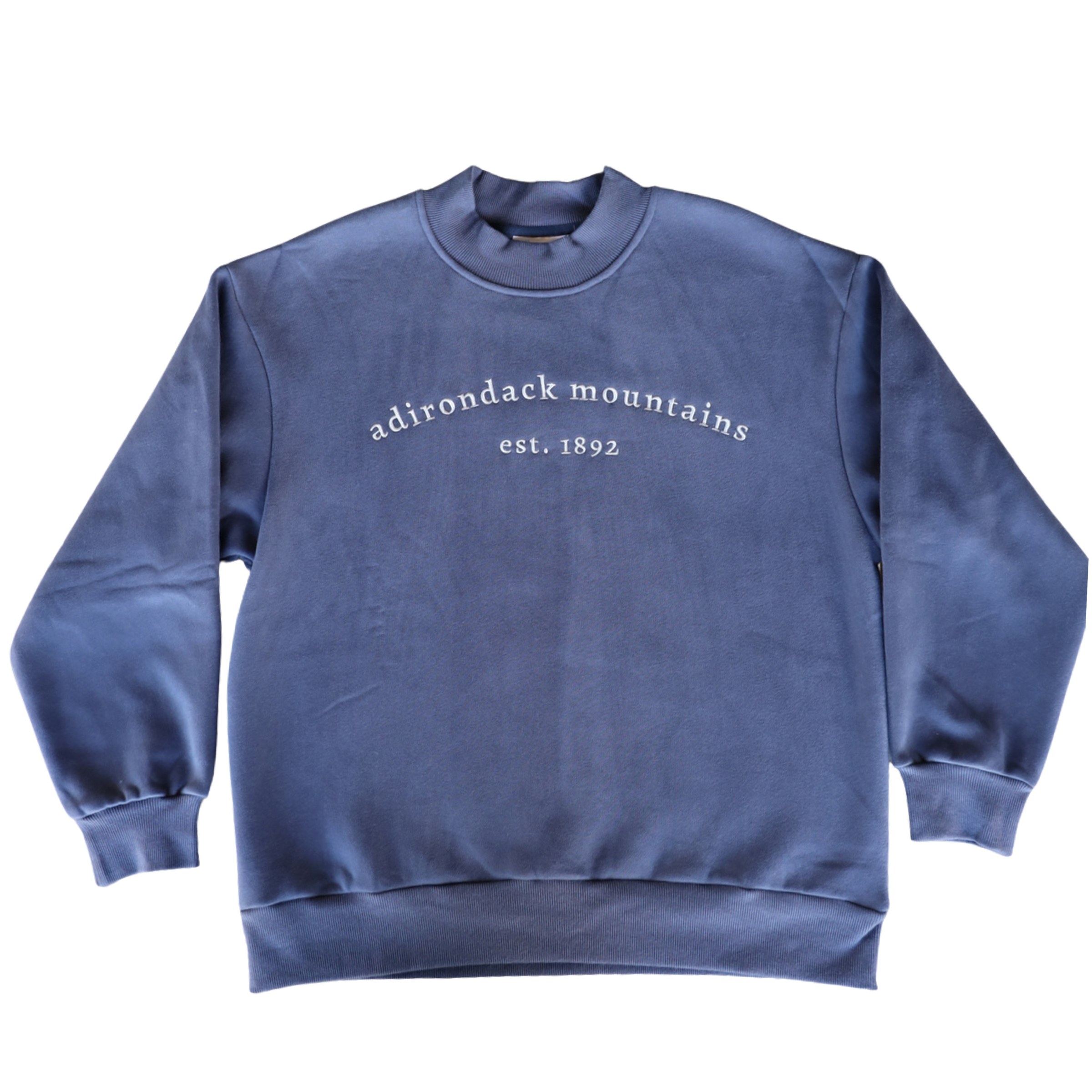 Fleece Crewneck Sweatshirt - Adirondack Mountains | Blue Line