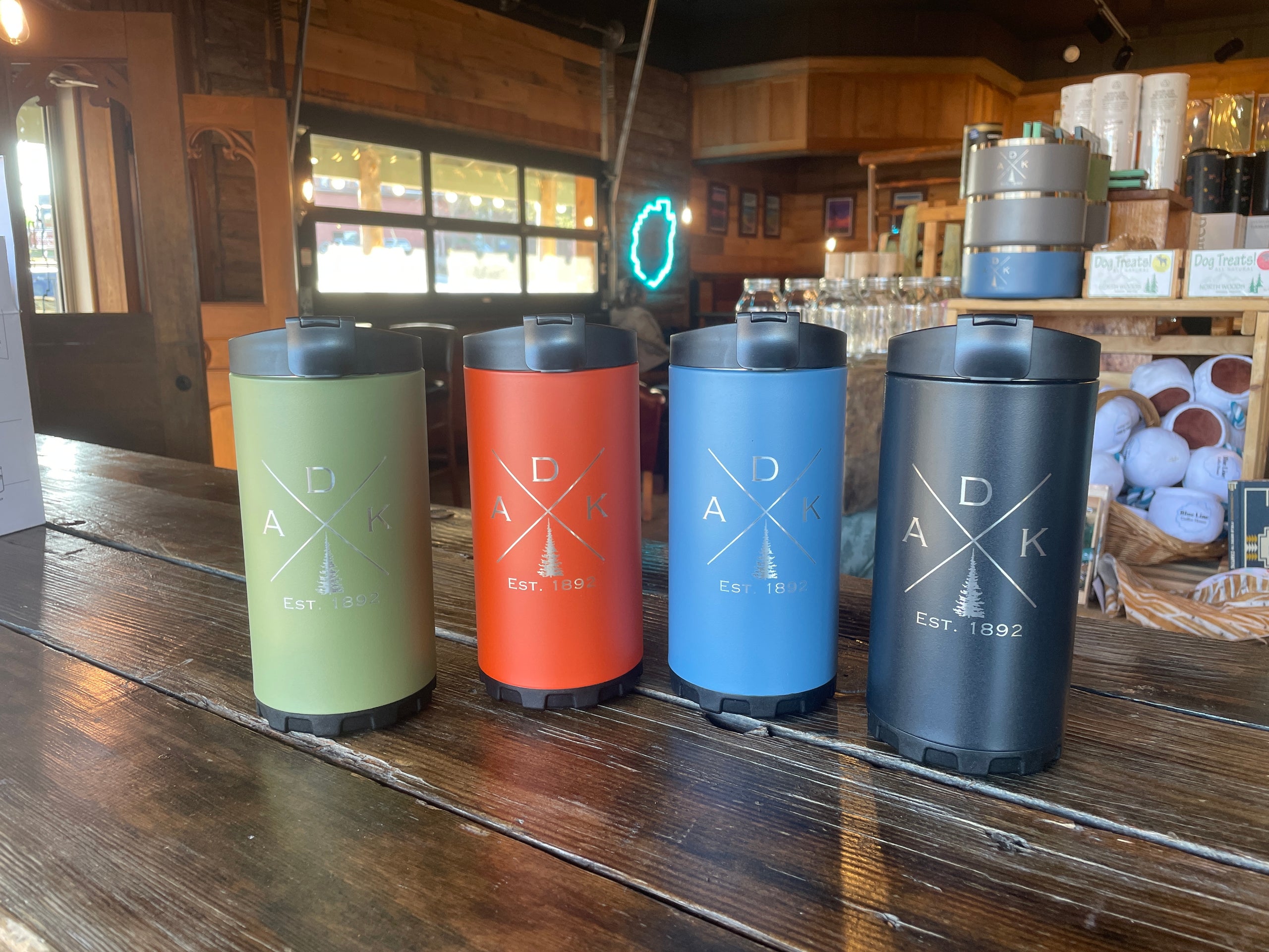 French press planetary design blue line coffee house